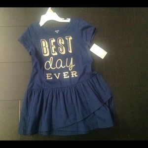 Carter's 3T navy blue toddler dress